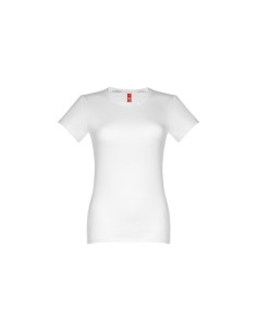 Camiseta color blanco Ankara mujer 190gr