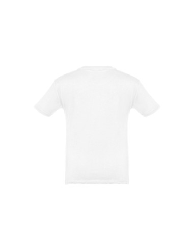 Camiseta color blanco Ankara infantil 190gr