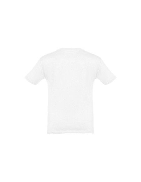 Camiseta color blanco Ankara infantil 190gr