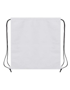 Saco mochila poliester 210 cordon negro