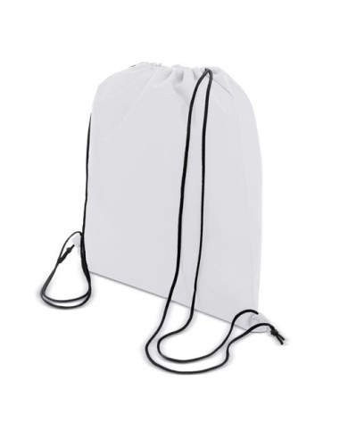 Saco mochila poliester 210 cordon negro