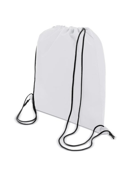 Saco mochila poliester 210 cordon negro