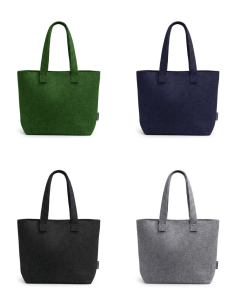 Bolsa de fieltro RPET personalizable | Económica