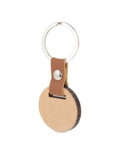 Llavero de madera personalizable con laser 2