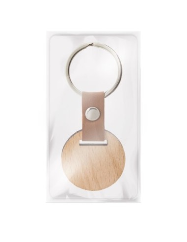 Llavero de madera personalizable con laser