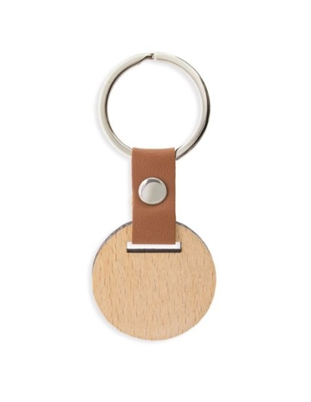 Llavero de madera personalizable con laser