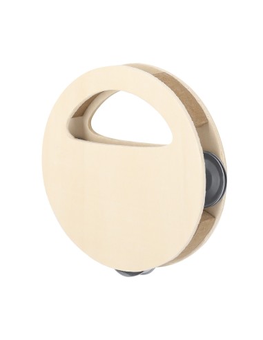 Pandereta infantil de madera 12 cm para personalizar