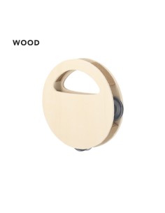 Pandereta infantil de madera 12 cm para personalizar 2