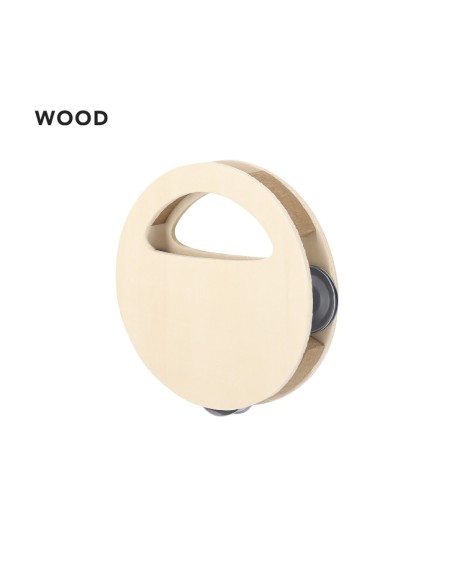Pandereta infantil de madera 12 cm para personalizar