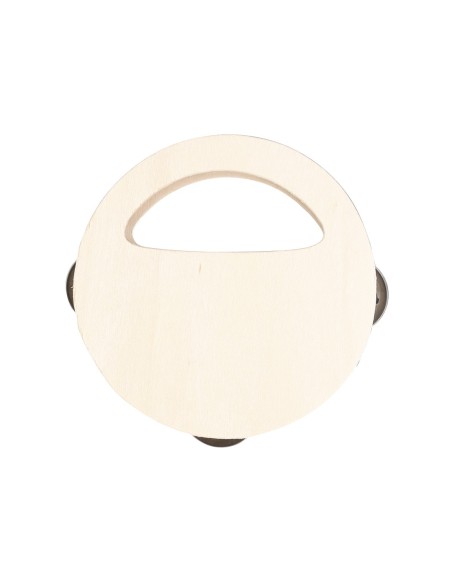 Pandereta infantil de madera 12 cm para personalizar