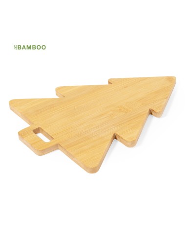 Tabla bambú árbol Navidad para grabado láser