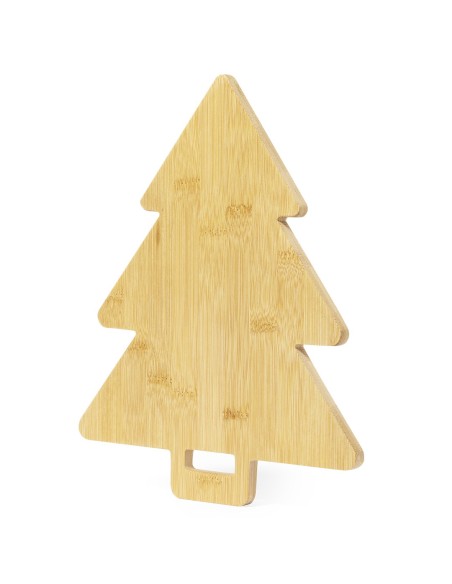 Tabla bambú árbol Navidad para grabado láser