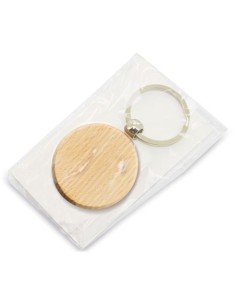 Llavero de madera para grabado láser personalizado 2
