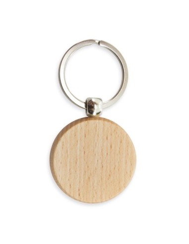 Llavero de madera para grabado láser personalizado