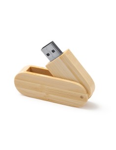 Memoria USB bambú 16 GB para grabado láser