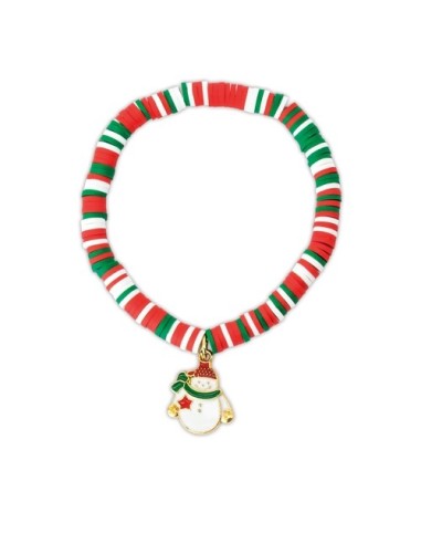 Set de 10 pulseras navidadeñas