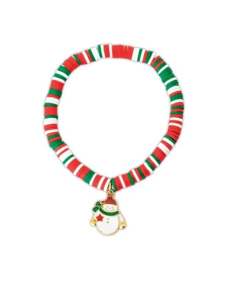 Set de 10 pulseras navidadeñas
