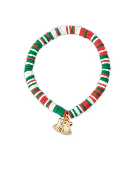 Set de 10 pulseras navidadeñas