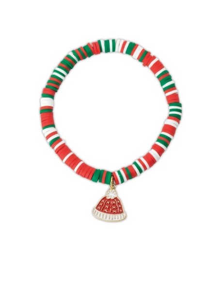 Set de 10 pulseras navidadeñas