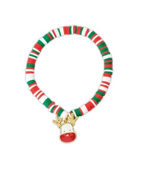 Set de 10 pulseras navidadeñas