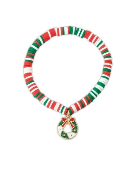 Set de 10 pulseras navidadeñas