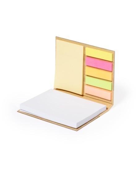 Bloc de bambú con notas adhesivas para personalizar | Sublirama
