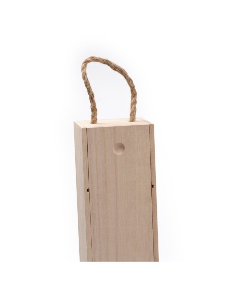 Caja de madera para vino con asa | Sublirama