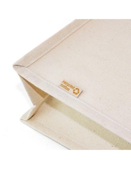 Bolsa algodón reciclado 300 g/m² con botón | Sublirama