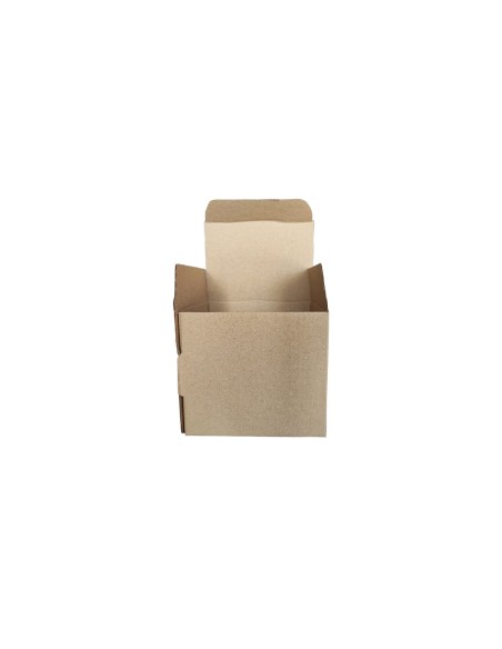 Caja individual con ventana carton kraft tazas 11oz